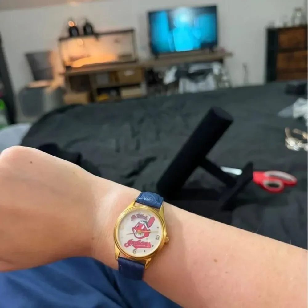 Vintage Cleveland Indians watch with red logo